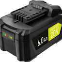 SnapFresh 20V 6.0Ah Li-ion Battery, (Not Compatible with Other Brands), Lithium-Ion Battery Support Fast Charging(BBT-DC60A)