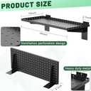 4 Pack Slatwall Shelves, 24 Inch Heavy Duty Slat Wall Hanging Shelf