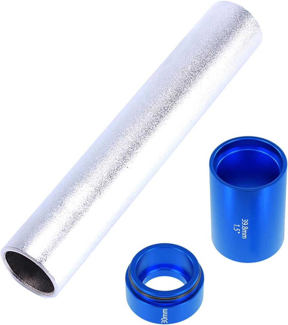 Bike Fork Crown Race Setting Tool - Bike Headset Base Spacer Install Tool,Aluminum Alloy Bicycle Front Fork Setter Driver Kit Bike Headset Front Fork Setter Bicycle Repairing Tool
