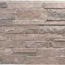 EverStone Acadia Ledge Faux Stone Panel, 49"W x 25 1/2"H x 1 1/4"D, Polermo Color