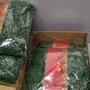 4Pcs Total 200 Ft Green Christmas Garland Decorations, Christmas Artificial Pine Greenery Garland Outdoor Indoor Decor, Soft PVC Xmas Garland for Stairs Railing Window Christmas Holiday Decor