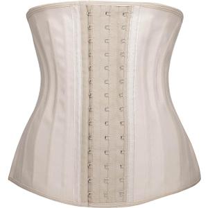 YIANNA Women's Underbust Latex Sport Girdle Waist Trainer Corsets Hourglass Body Shaper