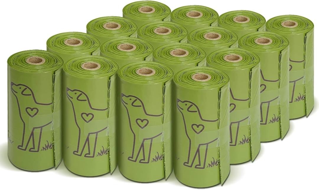 480 Count 13 x 9Dog Poop Bags Rolls, Leakproof Strong & Sturdy Waste Bags for Doggie Cat Pet (1 Count (Pack of 480))