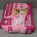 American Kennel Club Female Dog Wrap, Disposable Diapers with Wetness Indicator (XS (916 in), 50, Count)