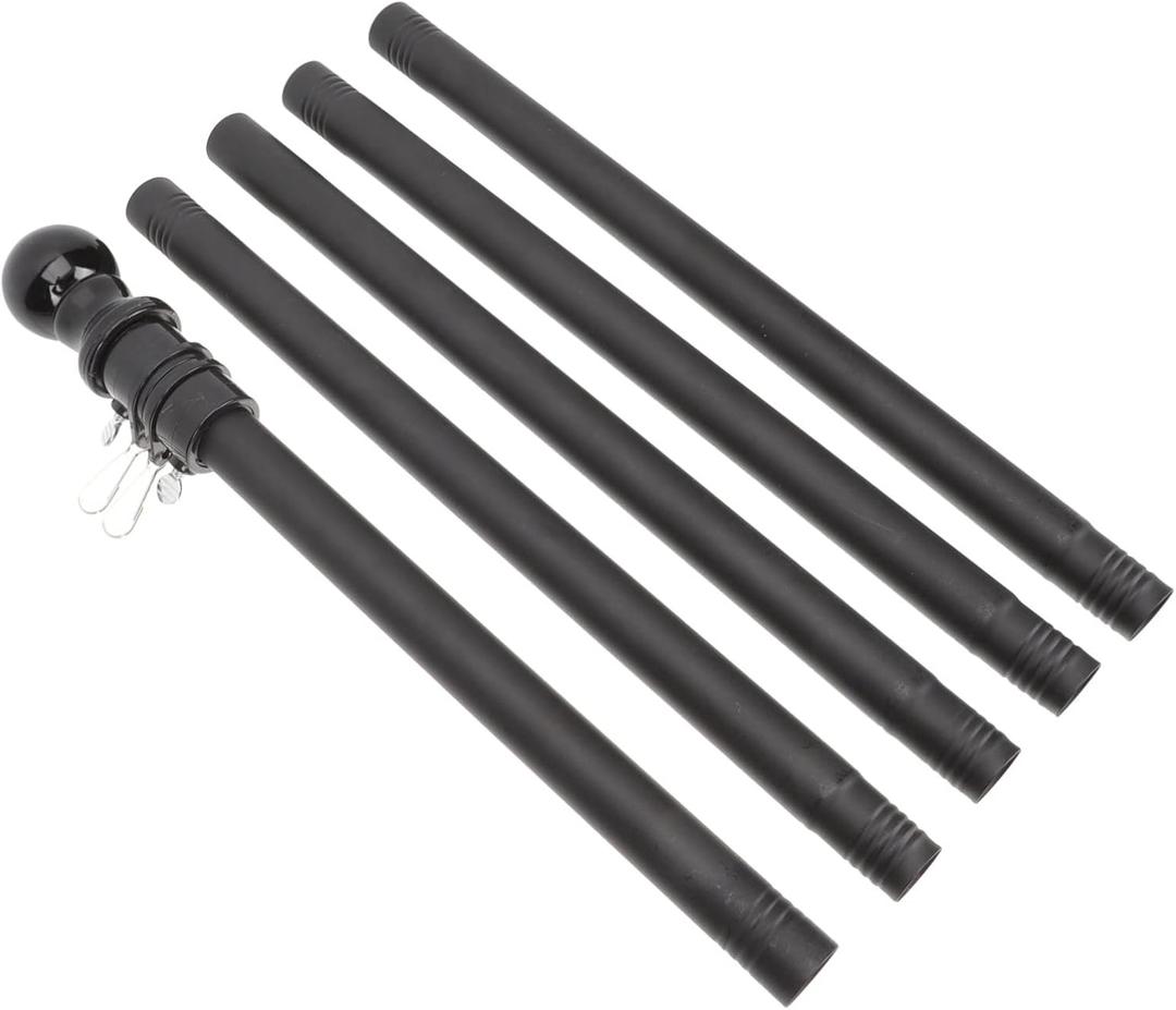 1set Stainless Steel Outdoor Flag Pole - Design for Garden House Flags Weather-Resistant Construction for Seasonal Displays