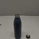 LARS NYSM Stainless Steel Insulated Water Bottle 12oz 17oz 25oz 34oz 51oz | Insulated Thermo Flask for Hot and Cold Beverages | Leakproof Drinking Bottle (Stone Blue, 33.9oz) (33.8 Ounces)