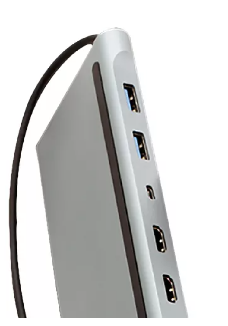 HELIX 5-in-1 USB-C® Docking Station in Silver
