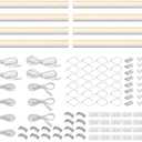 Barrina T5 Grow Lights, Grow Light Strip for Indoor Plants, 1ft Plant Lights for Indoor Growing, Full Spectrum LED Grow Light, Individual Switch, Linkable, Plug and Play, Yellow, 8-Pack