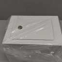 Safe Box Small Safe Money Cash Safe Keys Gun Safe 6.7"D x 9.05"W x 6.7"H 0.24 CuFt Mini Security Lock Safe Boxes for Coin Home Office Hotel Rooms Business Jewelry Gun (White)