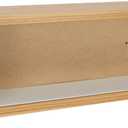 Display Case for Figures, Wooden Dustproof Showcase with Changeable Background Panels, Desktop Collector Box for Mini Dolls, Blind Box Toys, Anime Figures & Collectibles