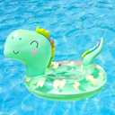 AIYUENCICI Baby Swimming Float, Inflatable Floatie Raft with Handle Safety Seat, Children Waist Float Ring Kids Water Bathtub Beach Party Toys, Toddler Swim Ring Over 6 Months