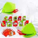 2 x Frog Tongue Games, Catch Bugs,Quick to Lick The Bugs, Chameleon Game, Memory Game, Fun Games, Christmas Birthday Gifts (Green)