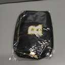 Graduation Gifts for Him - Crossbody Bag for Men, Sling Bag / Waist Pack for Travel & Sports, Initial White L, Black