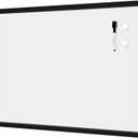 Amazon Basics Magnetic Dry Erase Whiteboard, 35"W x 23"H, Black Wooden Frame, Wall-Mounted for Writing and Presentation