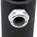 Steering Shaft Coupler 3/4"-36 Spline to 3/4" Round Smooth Steering Joints Compatible for Standard GM Vega