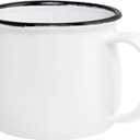 Small White Enamel Mug