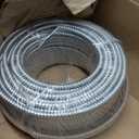 14/2 250FT MC Cable with Ground, 14 Gauge Wire Metal Clad Cable with Solid Copper Conductors, Aluminum Armor, Electric Wire for Indoor, Outdoor, Commercial, Industrial Use