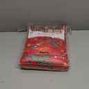 SearchI Christmas Dining Chair Covers Set of 6,Stretch Printed Kitchen Chair Cover Washable Spandex Xmas Parsons Chair Protector Slipcovers for Christmas Decoration,Holiday Party(Xmas Red)