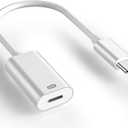 COOYA for Lightning to USB C Audio Adapter for iPhone 16 Pro Max 15 Plus Headphone Converter Support Charging/Data Transfer, MFi Certified Type C Charger Connector for iPad Pro 10 Air M2 5th Mini 6