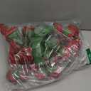 AmyHomie Artificial Flower Dark Red Rose 25pcs Real Looking Fake Roses w/Stem for DIY Wedding Bouquets Centerpieces Arrangements Party Baby Shower Valentines Day Christmas Tree Decorations