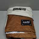 3-Seater Outdoor Furniture Covers Waterproof,76"Wx32"Dx31"H Inches Outdoor Couch Cover, Heavy Duty Patio Furniture Covers,Beige&Brown