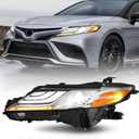 JFN Headlight Compatible with 2018 2019 2020 2021 2022 2023 2024 Toyota Camry (XLE/XSE, Driver Side(Left))