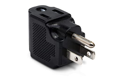 Hosa PWA-486 NEMA 5-15R to NEMA 5-15P Right-Angle Power Adaptor