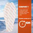 2 x Insole Foot Warmers  Feet Warmers Disposable - S, M, L, XL Toe Warmers, Feet Warmers for Men & Women  10 Hours Lasting Warmth