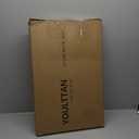 Stone Bath Mat 24"x16" - Diatomaceous Earth Shower Mat, Quick Dry, Anti-Slip, Modern Design with Bonus Non-Slip Pad - Perfect for Home Safety and Style,White,Straight