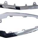 3Pcs Front Bumper Trim Molding 2128852774 2128852874 2128852674 Compatible with Mercedes Benz E-Class W212 E200 E250 E300 E350 E400 E500 E550 2014-2016