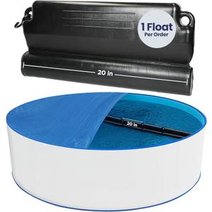 AquaDoc Pool Pillow Alternative - One Hard Plastic Floating Buoy for Winter Protection - Inground & Above Ground Pool Closing Pillow Replacement - 20 Inch Unit