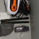 BEAMNOVA Steam Cleaner Electric Household Steamer High Pressure Multipurpose Rolling Cleaning Machine for Carpet Upholstery Floor Car Detailing Home Inside Water Container with Roller, White