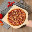 4 Pcs Wood Pizza Peel, 12 Inch Natural Cutting Board with Handle Large Cutting Board Pizza Spatula Paddle for Restaurant Baking Homemade Bread Fruit Vegetables Cheese