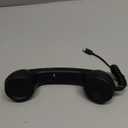 Retro Phone Handset for iPhone & Android, Cell Phone Receiver with Microphone & Speaker,90s Style Prop for Photos, Classic Vintage Telephone Receiver for Cell Mobile Phones (Black)