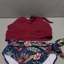 Two Piece High Waisted Swimsuits - Women Tummy Control Bikini Modest Bathing Suit 2PC 2025, M