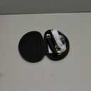 Bluetooth Headphones, Upgraded Foldable Wireless Neckband Headset with Retractable Earbuds, Noise Cancelling Stereo Earphones with Mic for Workout, Running, Driving (with Carry Case) (Black)