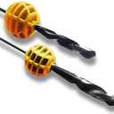 Rack-A-Tiers Bumper Balls - Drill Alignment Tool 1-1/2" and 2" Kit, Drill Bit Ball for Electricians, Flex Bit Bumper Ball, Flex Auger Ball (BB1520)