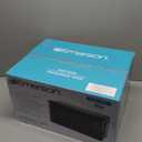 Emerson MW7302B Compact Countertop Microwave Oven with Touch Control, LED Display, 700W, 10 Power Levels, 6 Auto Menus, Glass Turntable and Child Safe Lock, 0.7 Cu., Ft. Black