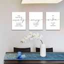 AOYUSMO 3 Piece Christian Scripture Canvas Wall Art Serenity Prayer Jesus Wall Art Bible Decor Verse God Grant Me the Serenity Religious Art Prints for Living Room Bedroom Church 16"x24"