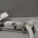 Design House Vanity Lights, 6 Linear Lights, Dimmable, Horizontal or Vertical Use, Uses (6) 60W Bulbs, For Bathroom/Makeup Vanity, Polished Chrome, 36.0 in. L x 4.33 in. H x 2.0 in. D, 500942