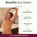 Multivitamin for Women with Methylated Vitamins and Chelated Minerals for Energy, Focus and Immune Health – Premium Daily Womens Multivitamins & Multiminerals – 60 Capsules