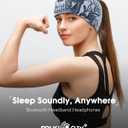 MUSICOZY Sleep Headphones Bluetooth Headband, Wireless Sleeping Headphones Music Sport Headbands, Long Time Play Sleeping Headsets Built-in Thin Speakers, Skulls Design for Sleeping Yoga