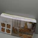 12x12in Storage Baskets Set of 4 Water Hyacinth Baskets,Foldable Handwoven Storage Cubes,Wicker Cube Baskets Laundry Organizer Totes for Home