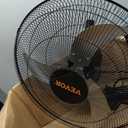 VEVOR 20 inch Wall Mount Fan Oscillating, 3-speed High Velocity Max. 4650 CFM Industrial Wall Fan for Indoor, Commercial, Residential, Warehouse, Greenhouse, Workshop, Basement, Black, ETL Listed