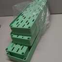 2 Pack 3 Tier Slim Storage Cart, Bathroom Rolling Utility Organizer