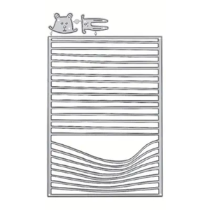 1PC Window Blinds Pets Dies Metal Cutting Die Cut for Handmade Card Making Scrapbooking Album Paper Festival DIY Gifts Packing Art Tempalte