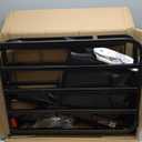 MeeFar Hitch Mount Cargo Carrier Basket 53" x19" x 5"+Waterproof Cargo Bag (51" x17"x 18"), Hauling Weight Capacity of 500 Lbs fit on 2 Inch Receiver with Hitch Stabilizer,Net and Straps