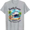 Family Cruise 2025 Vacation Trip Family Matching Cruise Ship T-Shirt S
