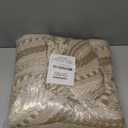DII Braided Striped Decorative Throw Blanket, 50x60, Stone