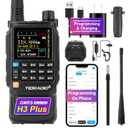TIDRADIO TD-H3 Plus GMRS Radio Multi-Band Receiving Long Range Walkie Talkies,USB-C Programming & Charging,2500mAh Battery,NOAA Weather Radio,AM/FM Reception,DTMF VOX SCAN